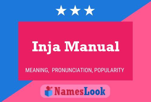 Poster del nome Inja Manual