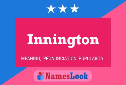 Poster del nome Innington