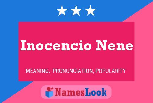 Poster del nome Inocencio Nene