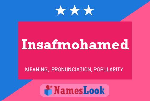 Poster del nome Insafmohamed