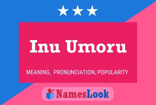 Poster del nome Inu Umoru