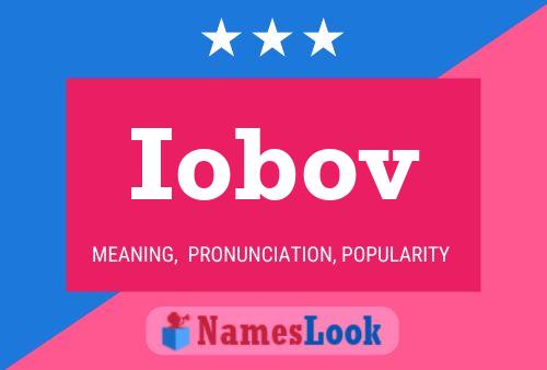 Poster del nome Iobov