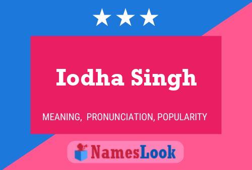 Poster del nome Iodha Singh