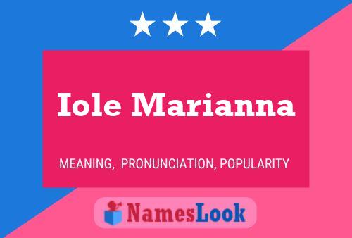 Poster del nome Iole Marianna