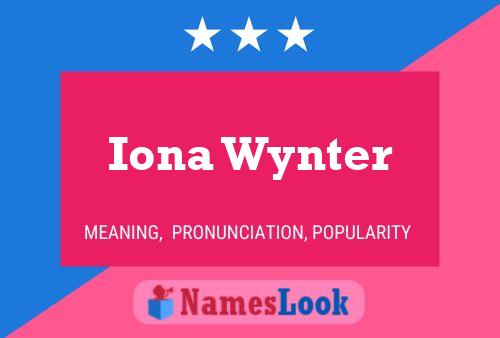 Poster del nome Iona Wynter