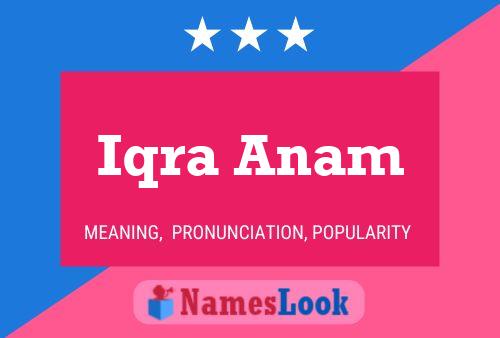 Poster del nome Iqra Anam