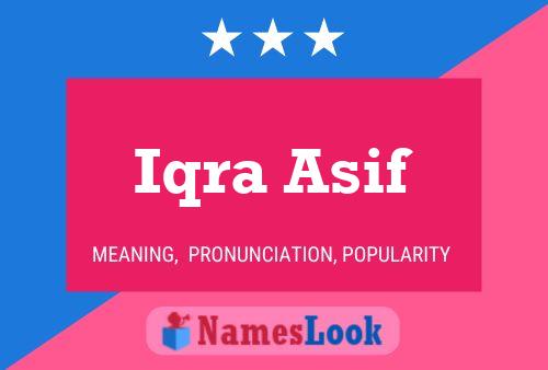 Poster del nome Iqra Asif