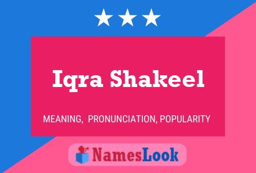 Poster del nome Iqra Shakeel