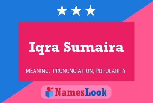 Poster del nome Iqra Sumaira