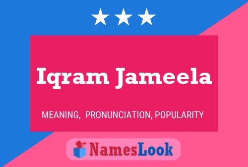 Poster del nome Iqram Jameela