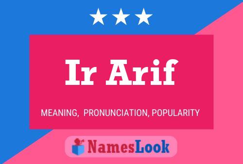 Poster del nome Ir Arif