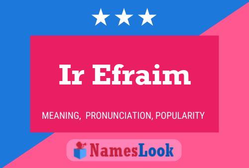 Poster del nome Ir Efraim