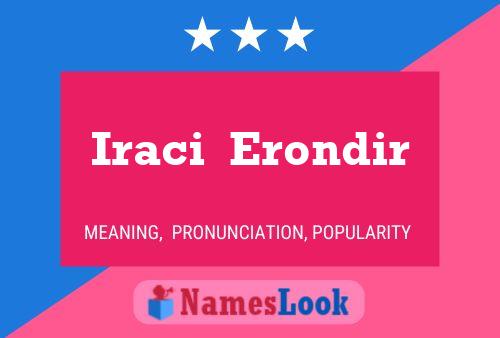 Poster del nome Iraci  Erondir