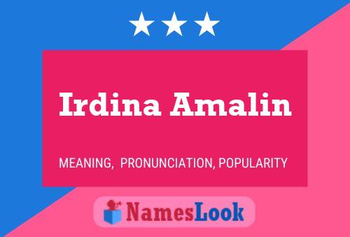 Poster del nome Irdina Amalin