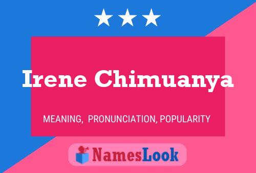 Poster del nome Irene Chimuanya