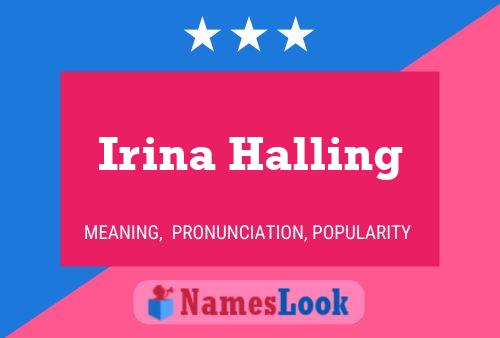 Poster del nome Irina Halling