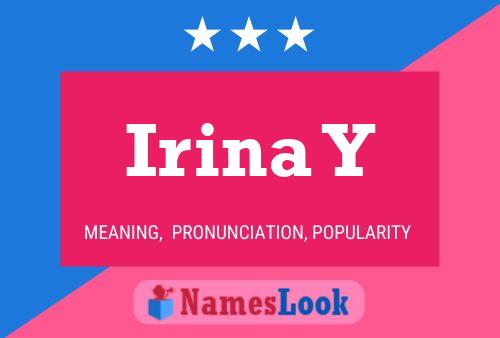 Poster del nome Irina Y