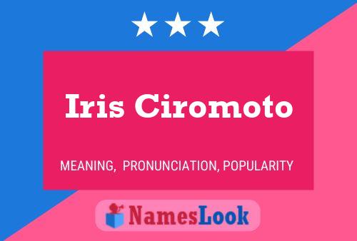 Poster del nome Iris Ciromoto