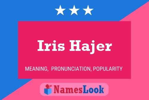 Poster del nome Iris Hajer