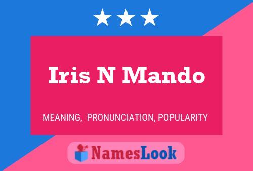 Poster del nome Iris N Mando