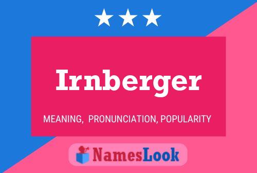 Poster del nome Irnberger