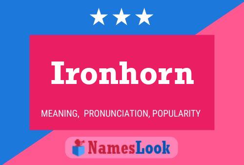 Poster del nome Ironhorn