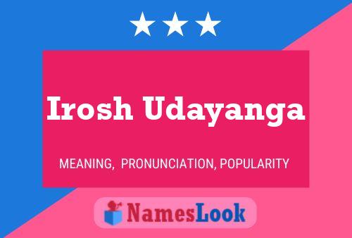 Poster del nome Irosh Udayanga