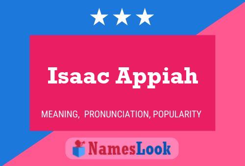 Poster del nome Isaac Appiah