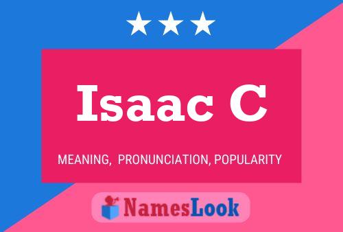 Poster del nome Isaac C