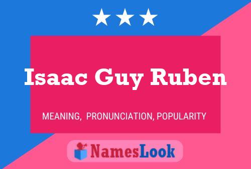 Poster del nome Isaac Guy Ruben