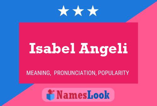 Poster del nome Isabel Angeli