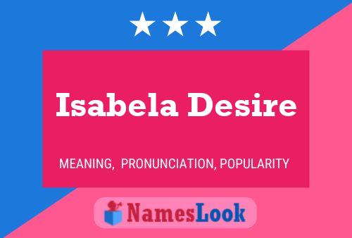 Poster del nome Isabela Desire