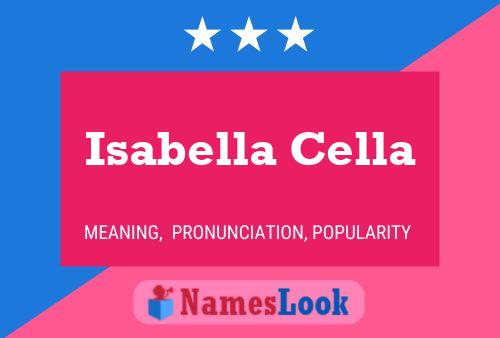 Poster del nome Isabella Cella