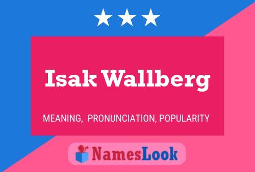 Poster del nome Isak Wallberg