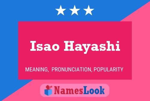 Poster del nome Isao Hayashi