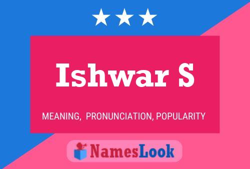 Poster del nome Ishwar S