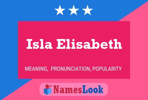 Poster del nome Isla Elisabeth