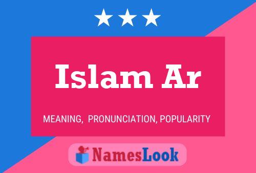 Poster del nome Islam Ar