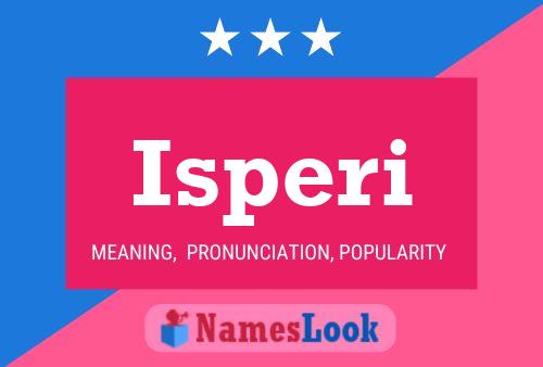 Poster del nome Isperi