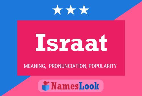 Poster del nome Israat