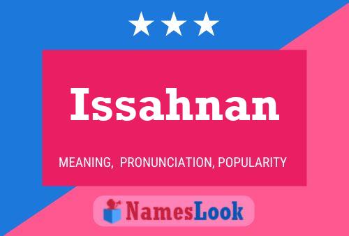 Poster del nome Issahnan