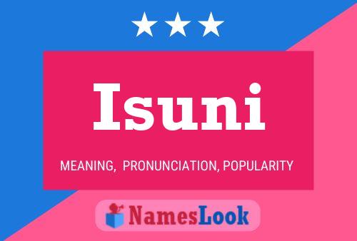 Poster del nome Isuni