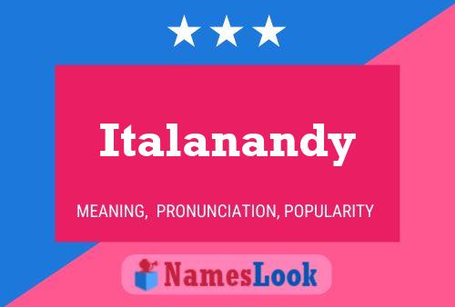 Poster del nome Italanandy