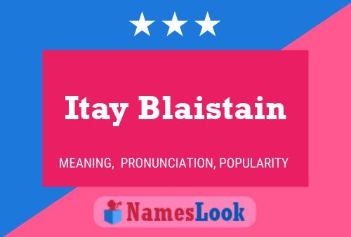 Poster del nome Itay Blaistain