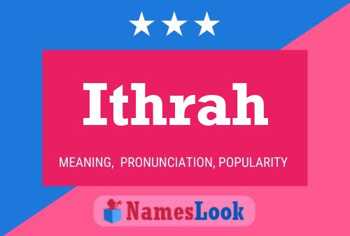 Poster del nome Ithrah