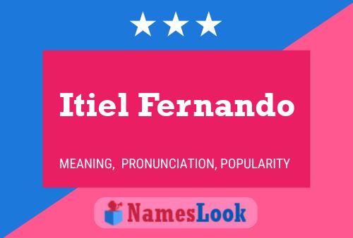 Poster del nome Itiel Fernando