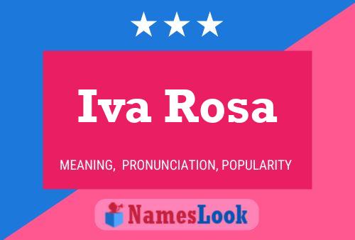 Poster del nome Iva Rosa