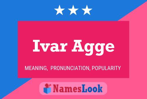 Poster del nome Ivar Agge