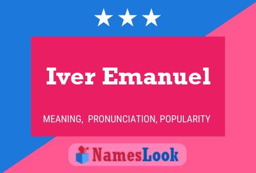 Poster del nome Iver Emanuel