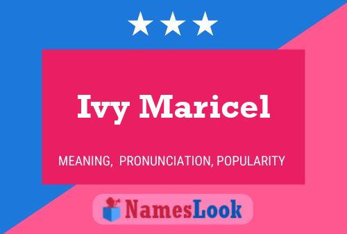 Poster del nome Ivy Maricel